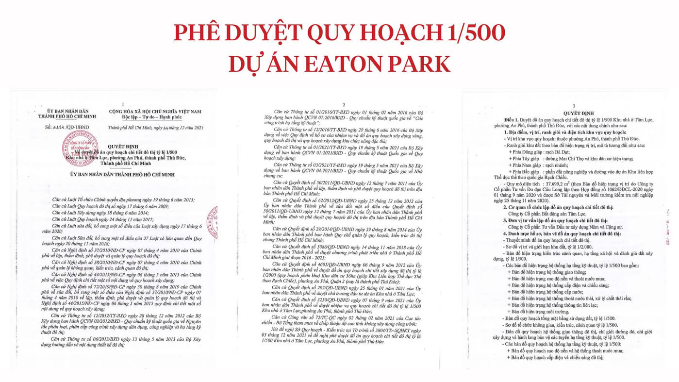 ho so phap ly du an eaton park quan 2 6