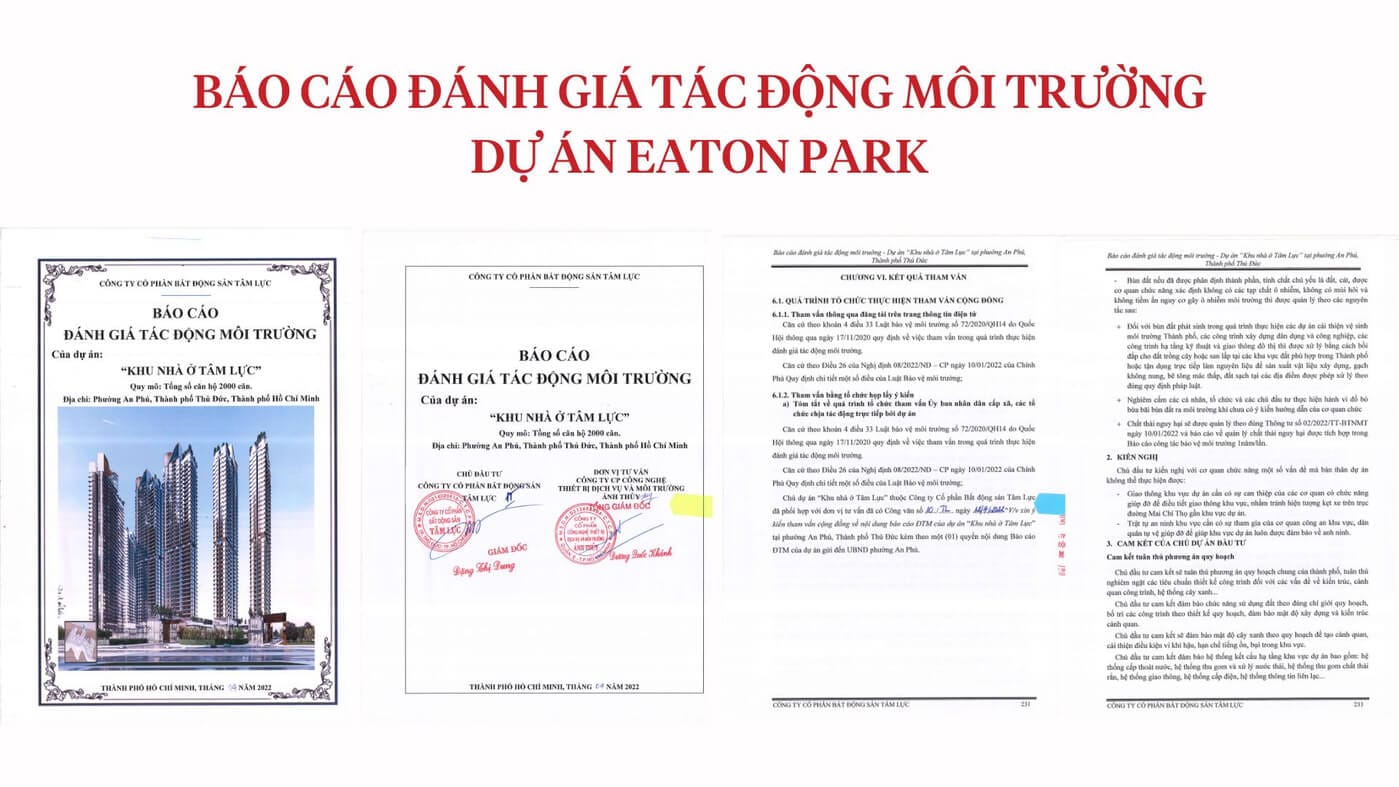 ho so phap ly du an eaton park quan 2 7